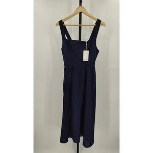 Quince Navy Blue Dress